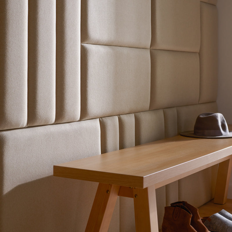 Square upholstered panel - Sand Matt 60x60