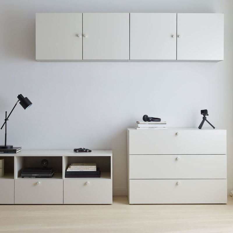 WIDE WALL SHELF WITH FRONT ARRANGEMENT 1 RELI LIGHT OAK