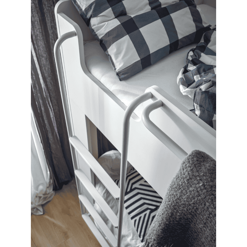 Bunk bed, foldaway left reli