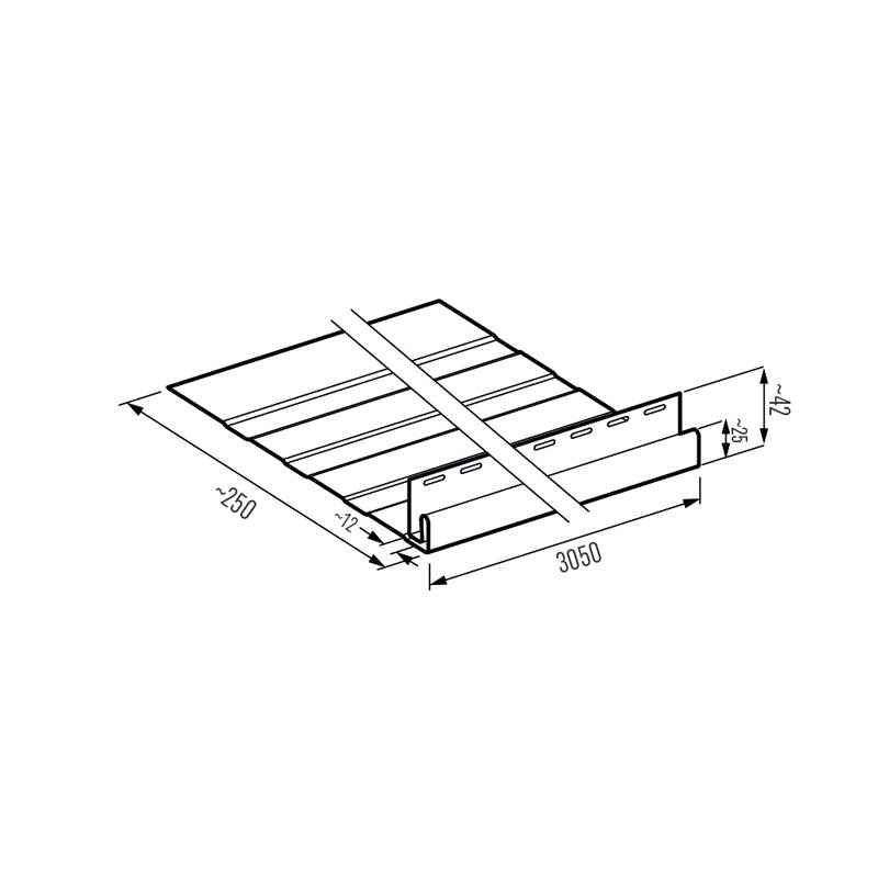 SVP 19 Facade Flash BIG 3.05 meters