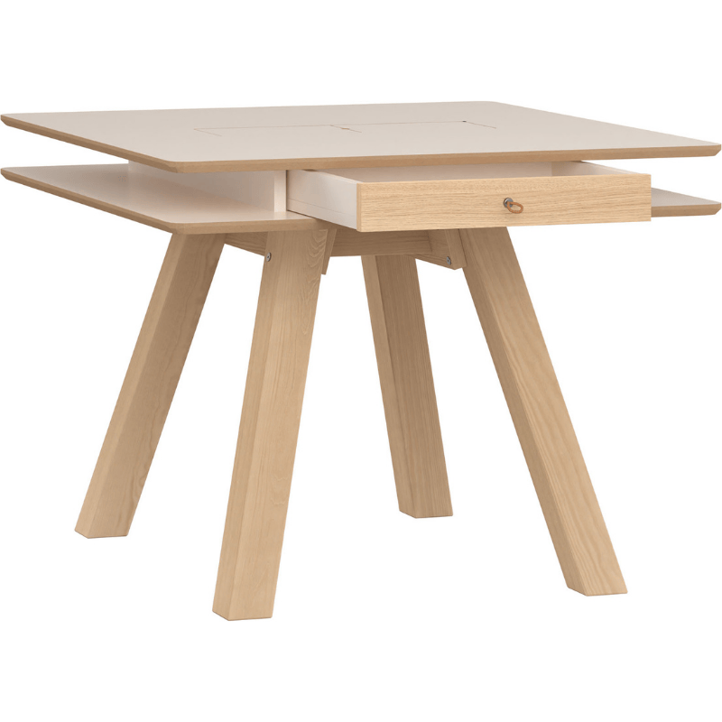 Table 100x100 4 you fresh sand beige/oak