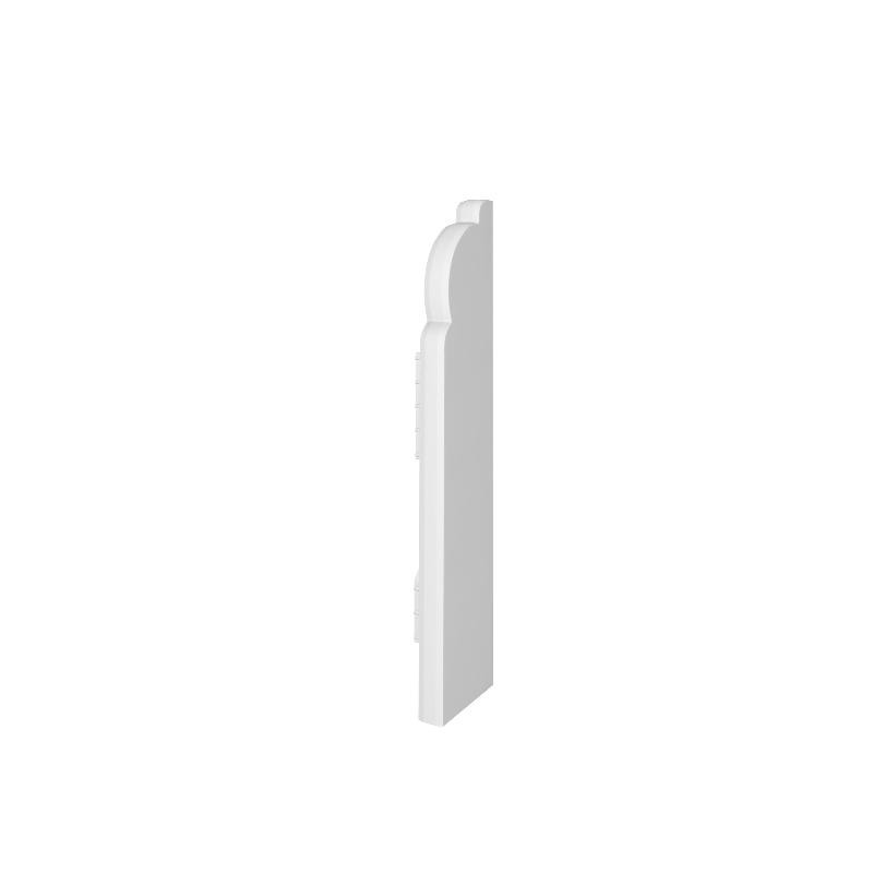 PACK of end caps for ESPUMO Skirting Board 301 White