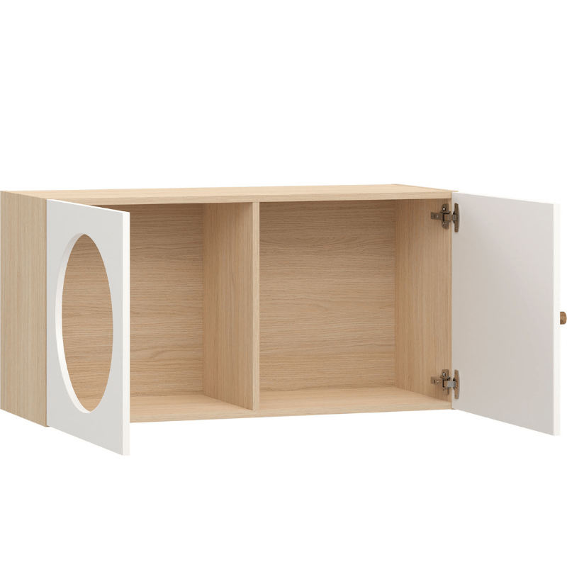 Wide wall shelf with front arrangement 2 reli