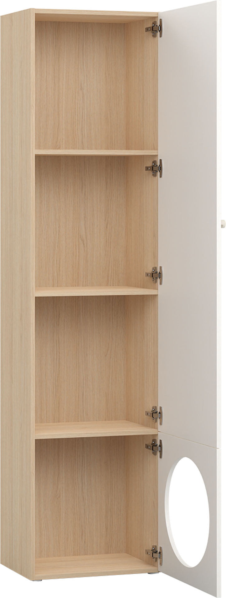 NARROW SHELF WITH 3 RELI FRONT ARRANGEMENT