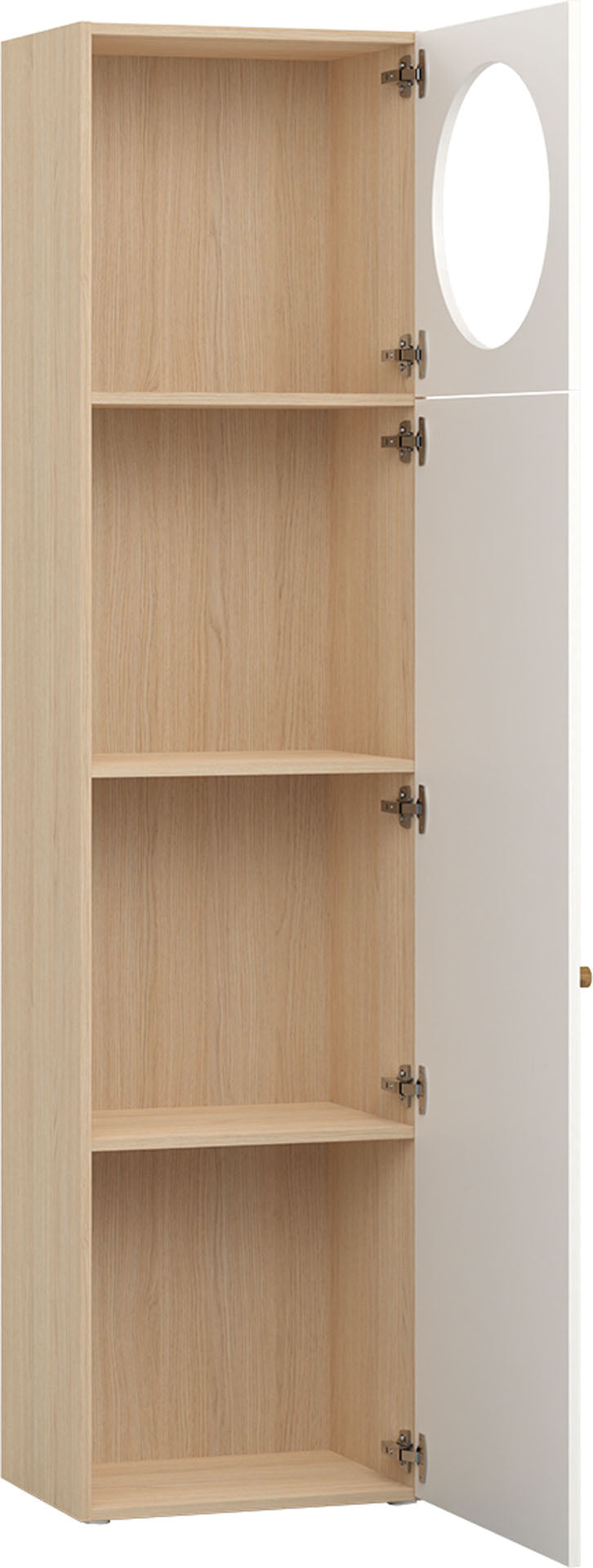 NARROW SHELF WITH 3 RELI FRONT ARRANGEMENT