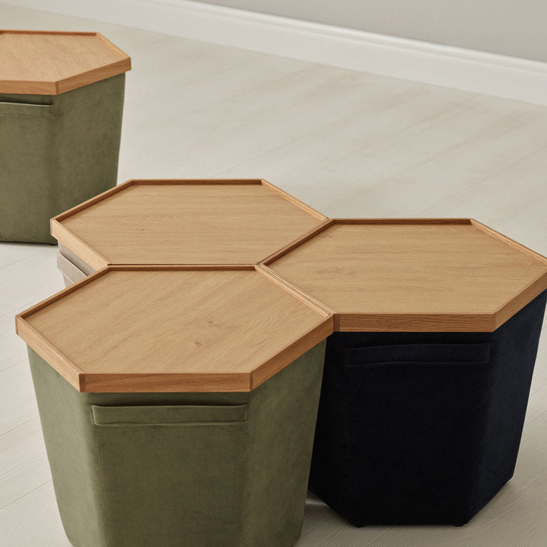 Doppio pouf - green