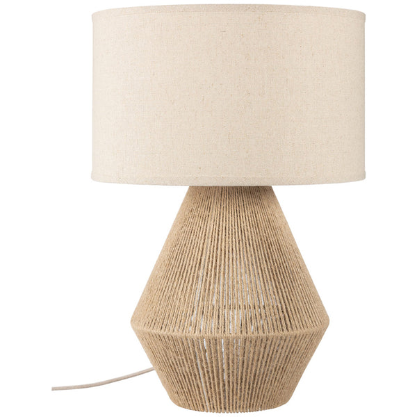 Jute table deals lamp